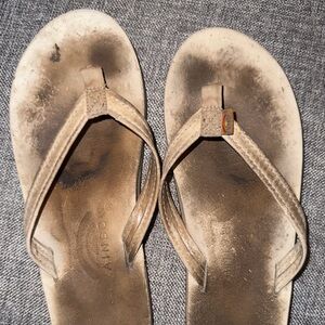 Rainbow Tan Flip-Flop Sandals